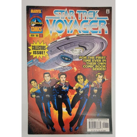 Star Trek Voyager Comic Book Lot Of 5 Issues By Marvel Bag and Boarded - Picture 4 of 13